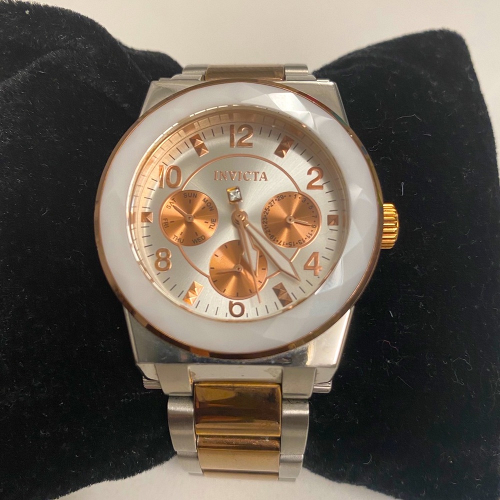 Authentic Invicta Two Tone Watch